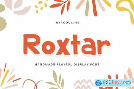 Roxstar - Handmade Playful Display Font
