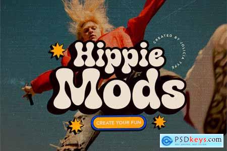 Hippie Mods Groovy Font