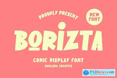 Borizta Comic Display Font