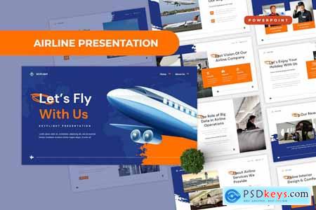 Airline Powerpoint Template
