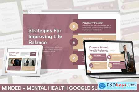 Minded - Mental Health Google Slides Template