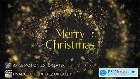 Golden Christmas Intro - Apple Motion 49280470
