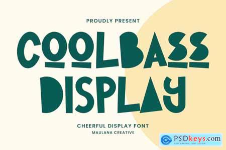Coolbass Cheerful Display Font