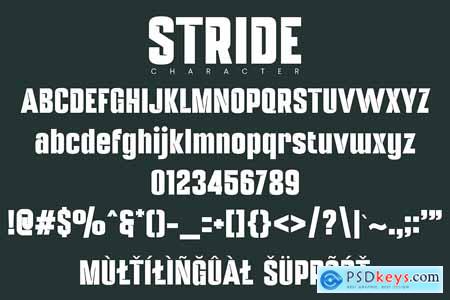 Stride - Sans Serif Font