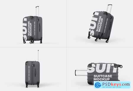 Travel Suitcase Mockup Set