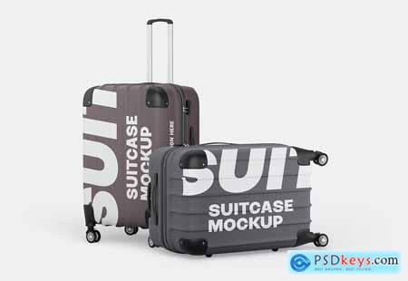 Travel Suitcase Mockup Set