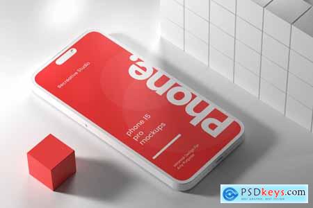 iPhone 15 Pro Clay Mockups