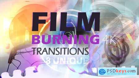 Film Burning Transitions 4K 49230703