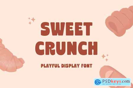 Sweet Crunch - Playful Display Font