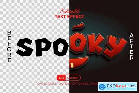 Spooky Text Effect Style