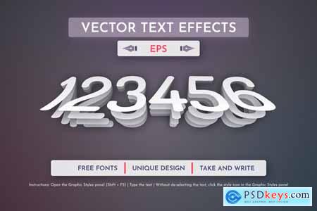 Poster Paper - Editable Text Effect, Font Style
