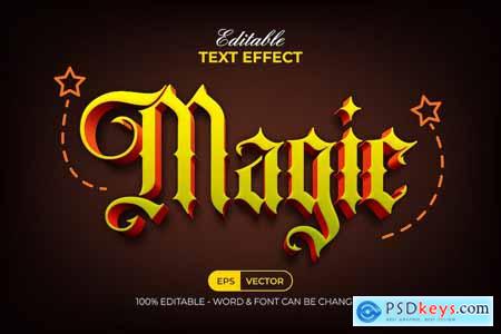 Magic Text Effect 3D Style