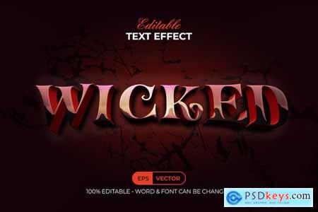 Wicked Text Effect Style