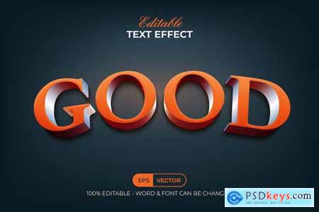 Good Text Effect Orange Style