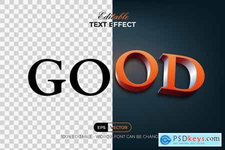 Good Text Effect Orange Style