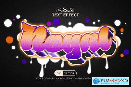 Royal Text Effect Graffiti Style