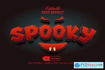 Spooky Text Effect Style