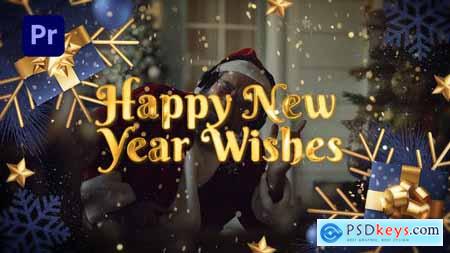Happy New Year Wishes MOGRT 49501031