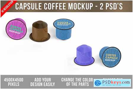 Capsule Coffee Mockup