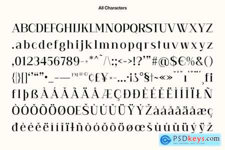 Alkalis  Modern Elegant Serif