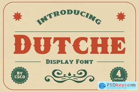 Dutche  Display Serif