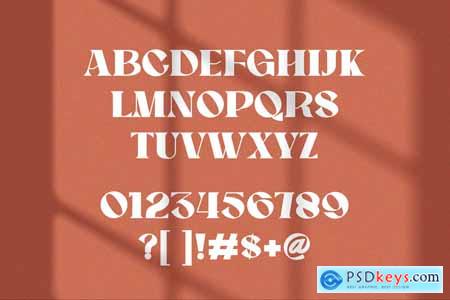 The Queen Elegant Serif Font Typeface