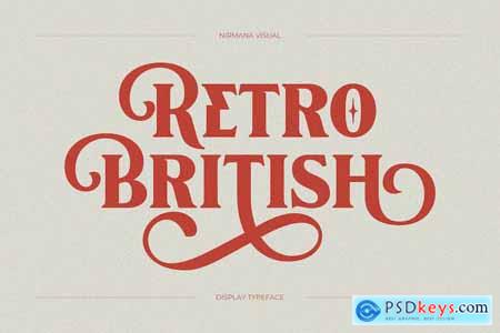 Retro British - Logo Font