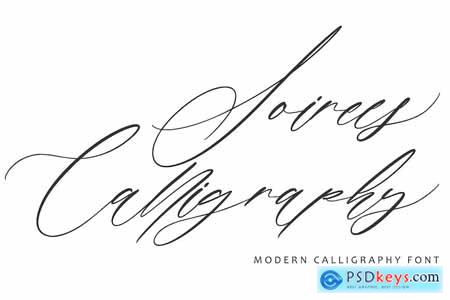 Soirees - Calligraphy Font