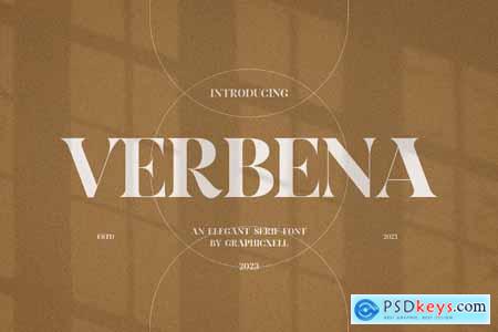 Verbena Elegant Serif Font Typeface