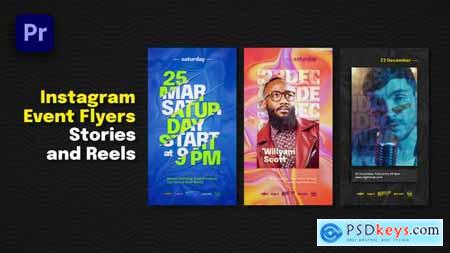 Instagram Event Flyers Stories and Reels Premiere Pro 49297367