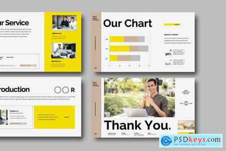 Yellow Tan Digital Company Profile Presentation