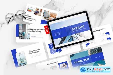 Stravy  Company Profile PowerPoint Template