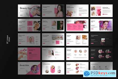 Beauty Spa Powerpoint Template