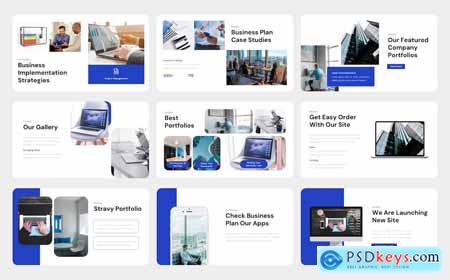 Stravy  Company Profile PowerPoint Template