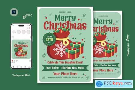Vacation Christmas Day Flyer Template
