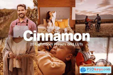 20 Cinnamon Lightroom Presets and LUTs