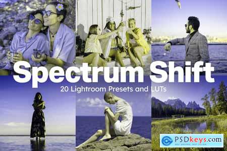 20 Spectrum Shift Lightroom Presets and LUTs