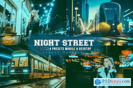 Night Street 4 Lightroom Presets Mobile & Desktop