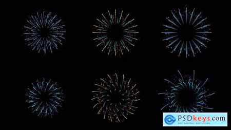 Animated Fireworks Elements 49485808