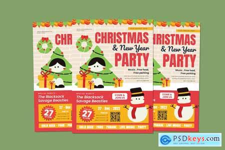 Christmas & New Year Party Flyer
