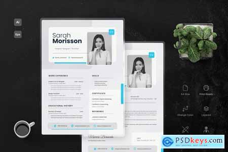 Modern Clean CV Resume