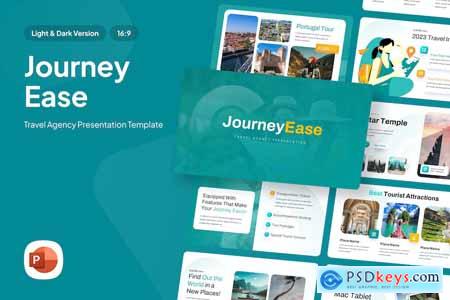 Journey Ease Travel Agency PowerPoint Template