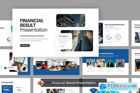 Financial Result PowerPoint Presentation