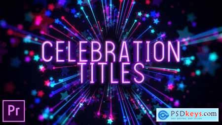 Celebration Titles - Premiere Pro 49425066