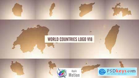 World Countries Logo & Titles V18 - Apple Motion 43860102
