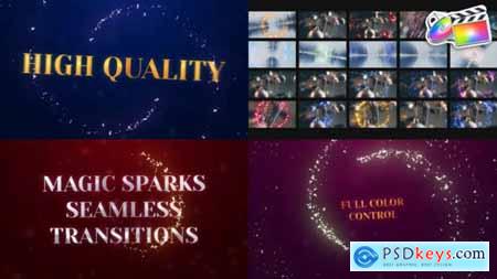 Magic Sparks Seamless Transitions FCPX 49346099
