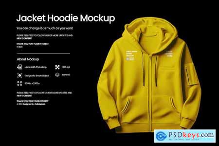 Jacket Hoodie Mockup