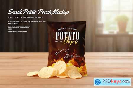 Snack Potato Pouch Mockup