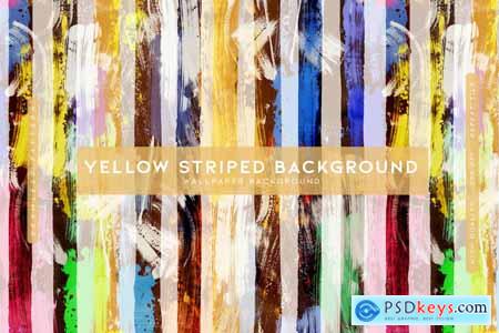 Yellow Striped Background