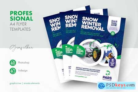 Snow Removal Flyer Templates